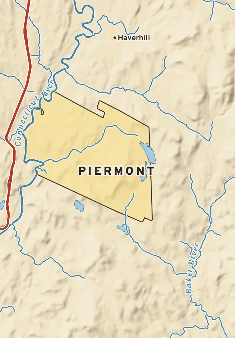 Atlas plate of Piermont, New Hampshire.