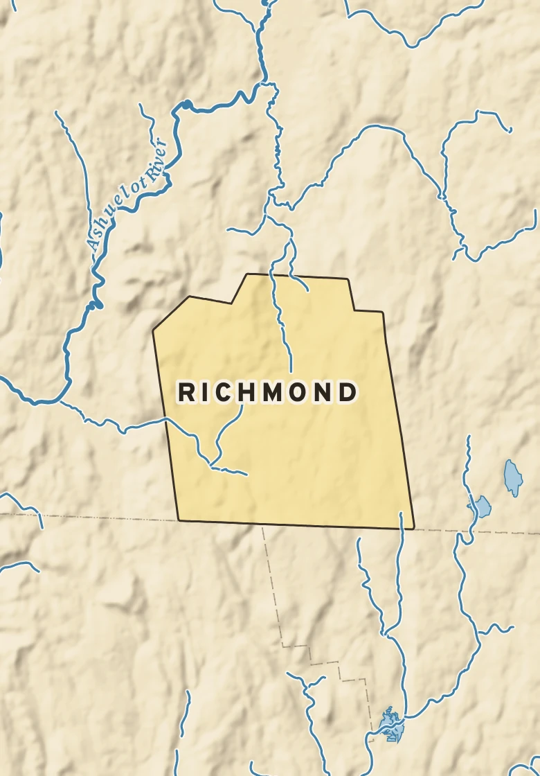 Atlas plate of Richmond, New Hampshire.
