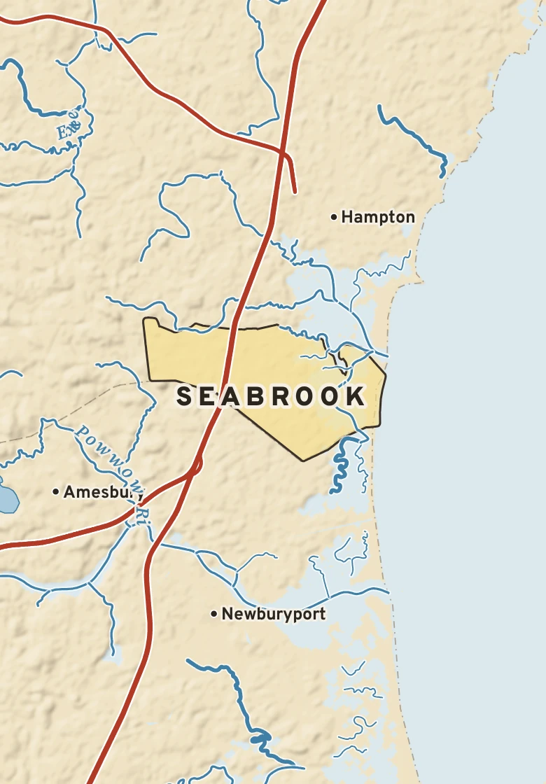 Atlas plate of Seabrook, New Hampshire.