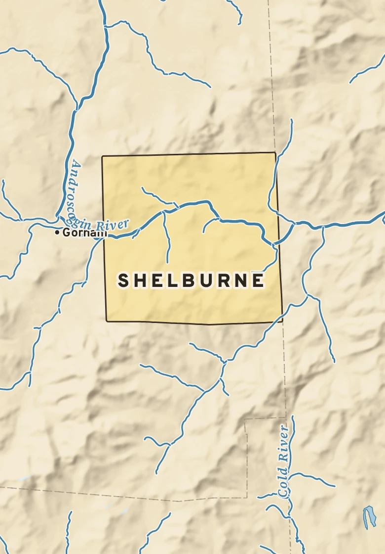 Atlas plate of Shelburne, New Hampshire.