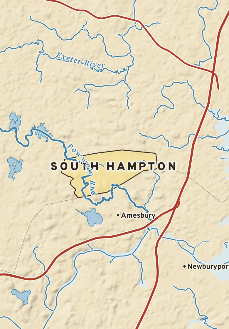 Atlas plate of South Hampton, New Hampshire.