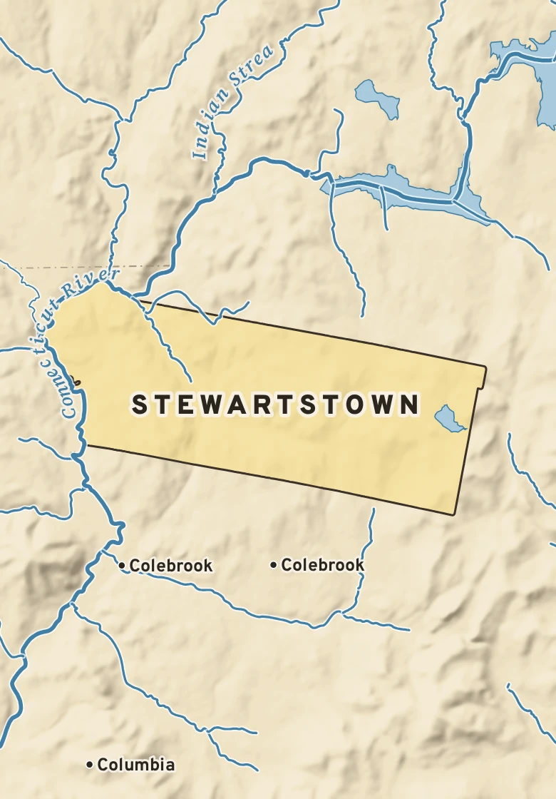 Atlas plate of Stewartstown, New Hampshire.