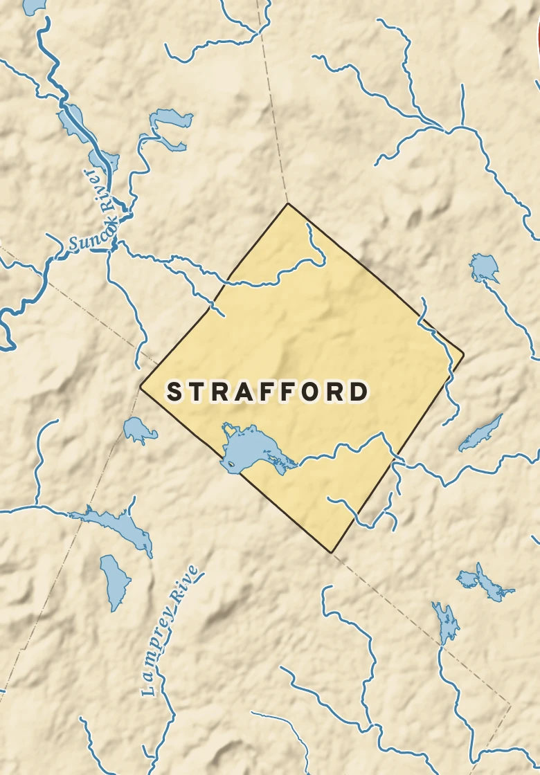 Atlas plate of Strafford, New Hampshire.