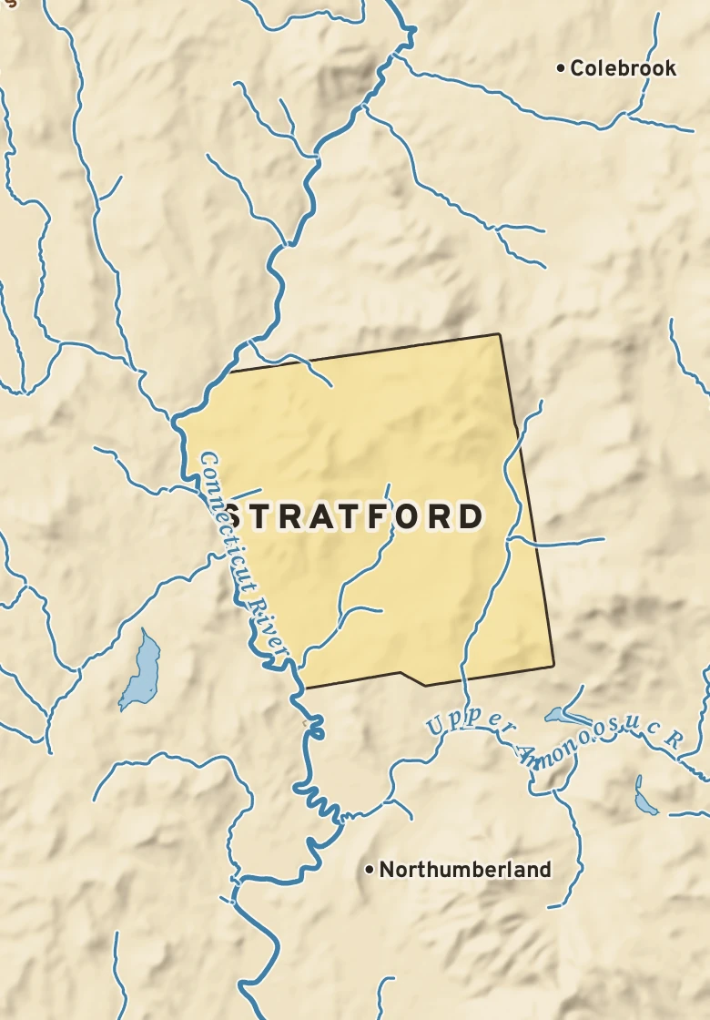 Atlas plate of Stratford, New Hampshire.