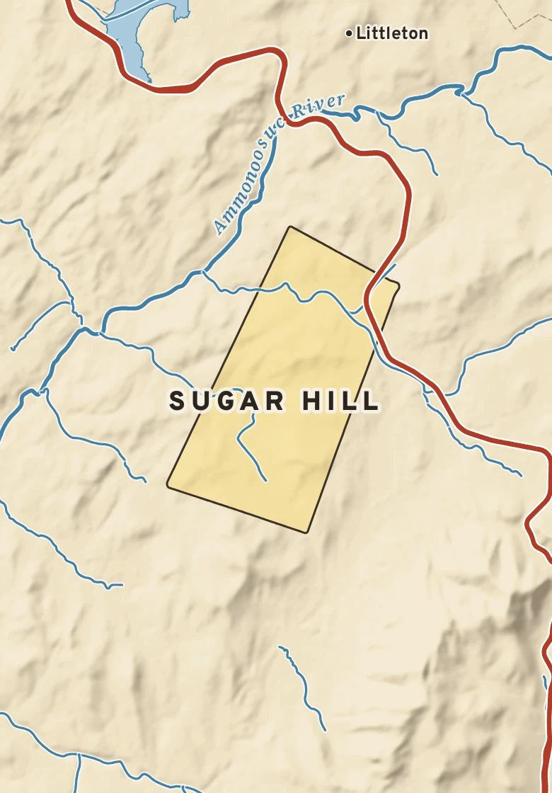 Atlas plate of Sugar Hill, New Hampshire.