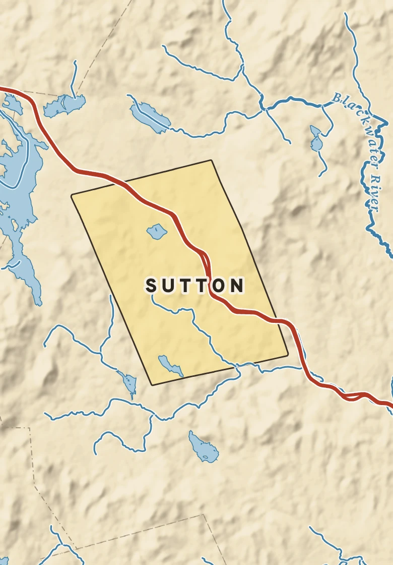 Atlas plate of Sutton, New Hampshire.