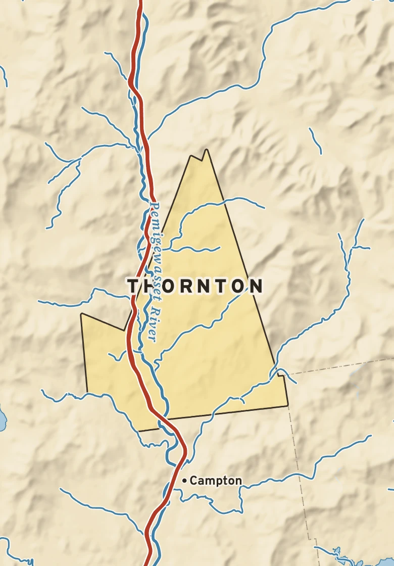 Atlas plate of Thornton, New Hampshire.