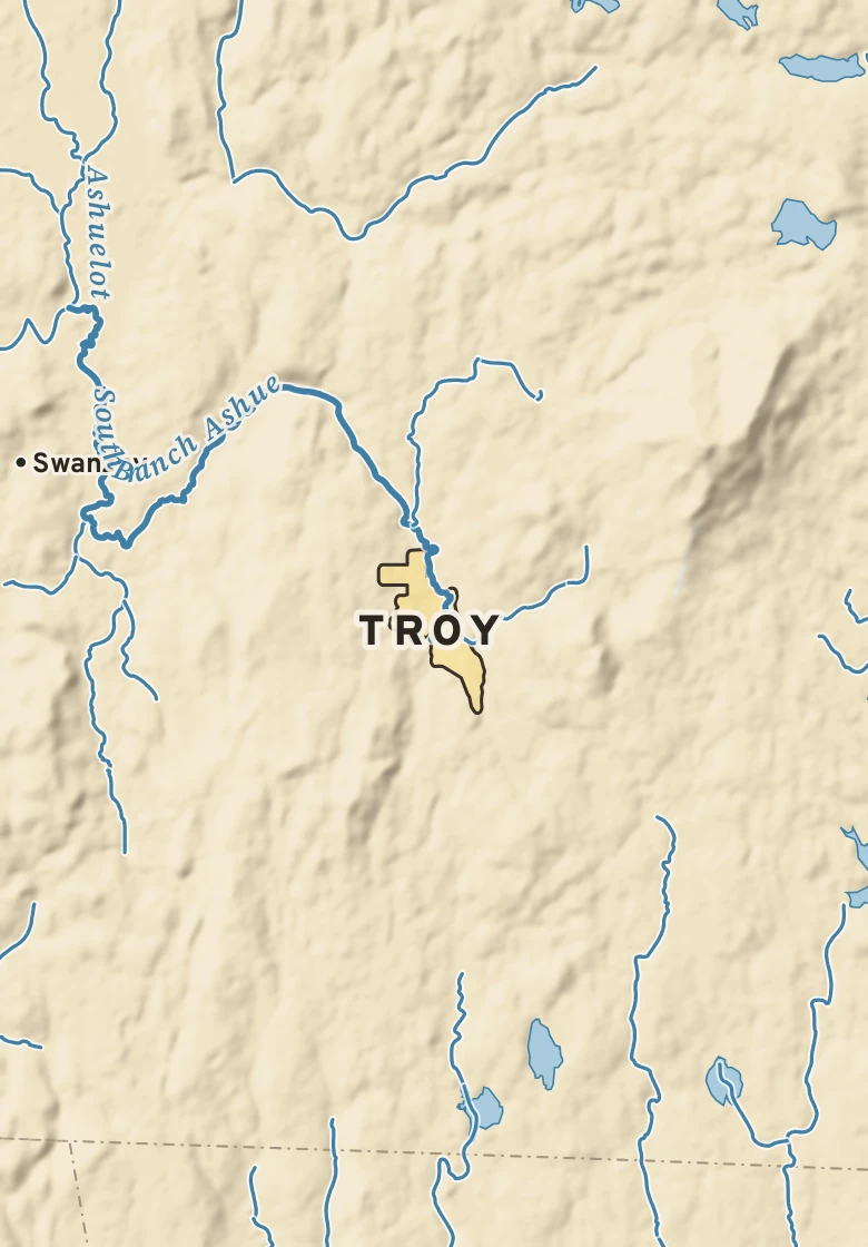 Atlas plate of Troy, New Hampshire.