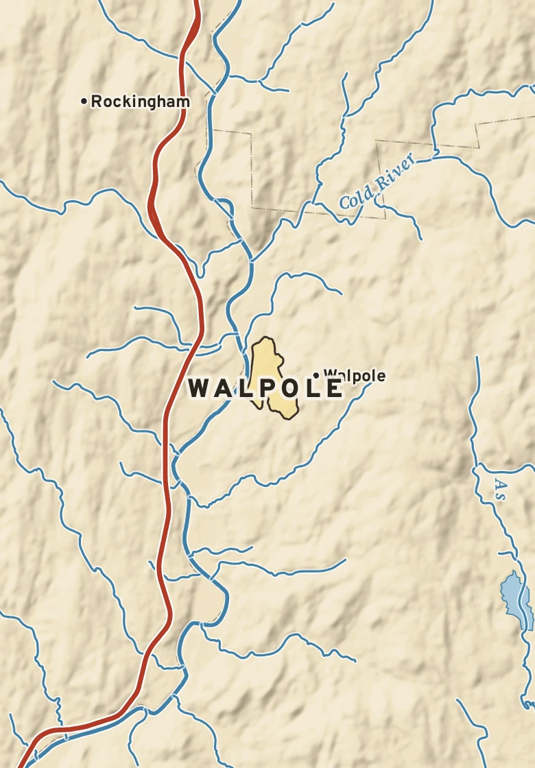 Atlas plate of Walpole, New Hampshire.