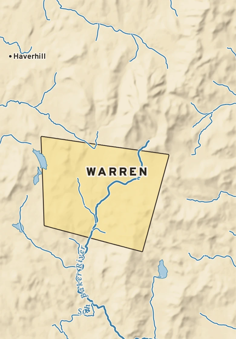 Atlas plate of Warren, New Hampshire.
