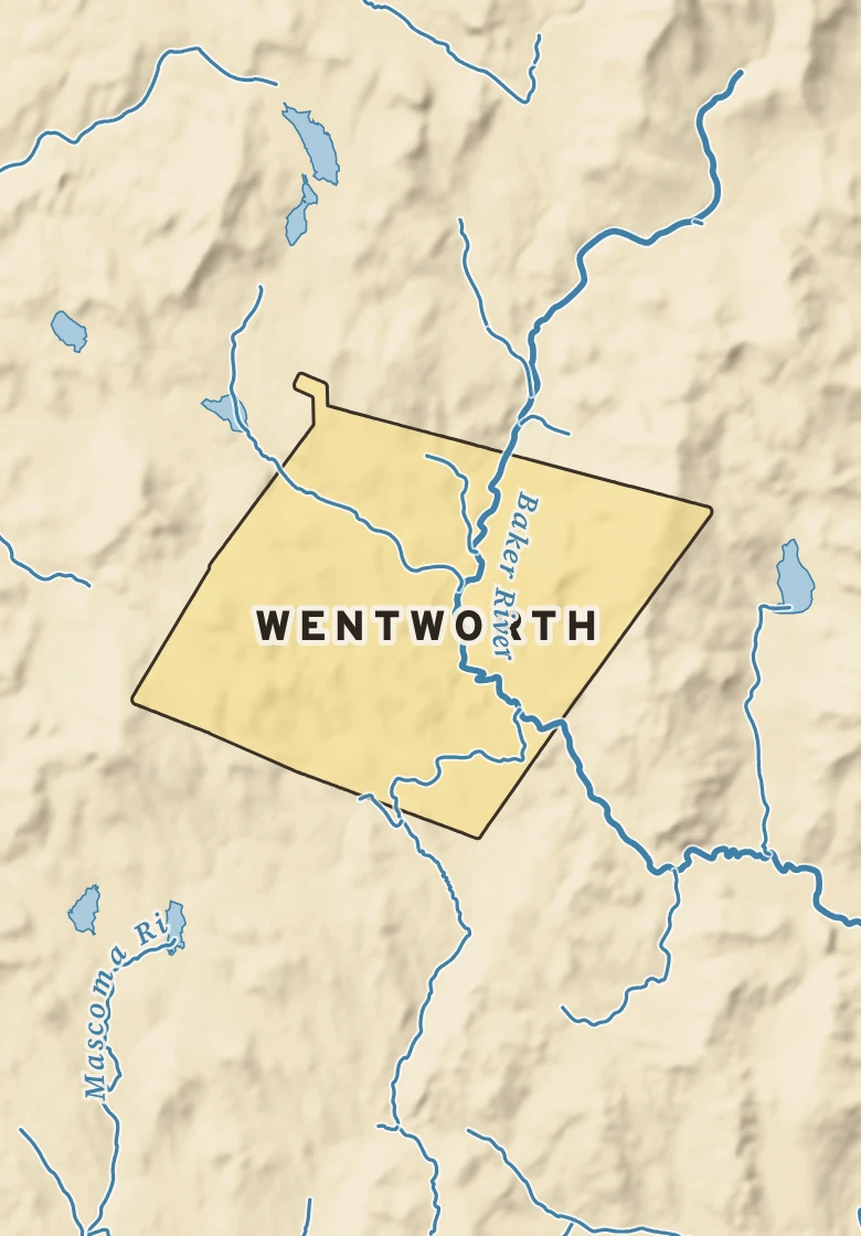 Atlas plate of Wentworth, New Hampshire.