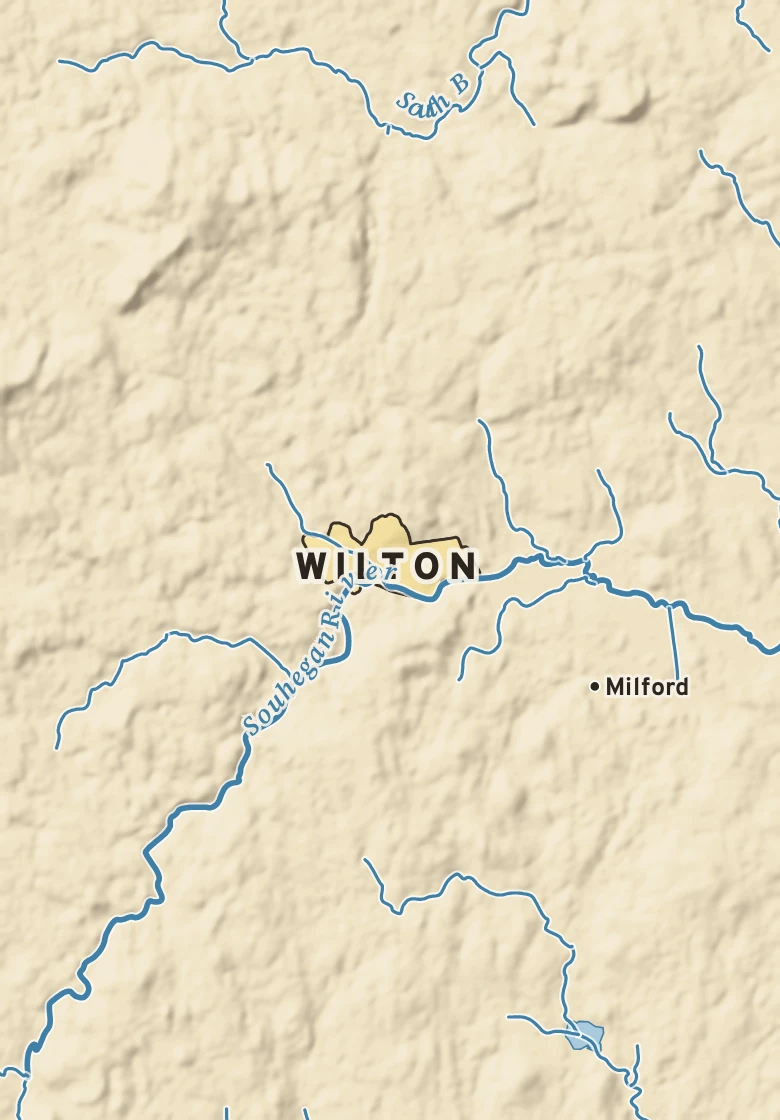 Atlas plate of Wilton, New Hampshire.