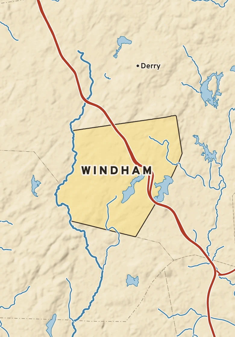 Atlas plate of Windham, New Hampshire.