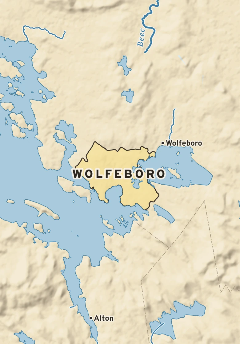 Atlas plate of Wolfeboro, New Hampshire.