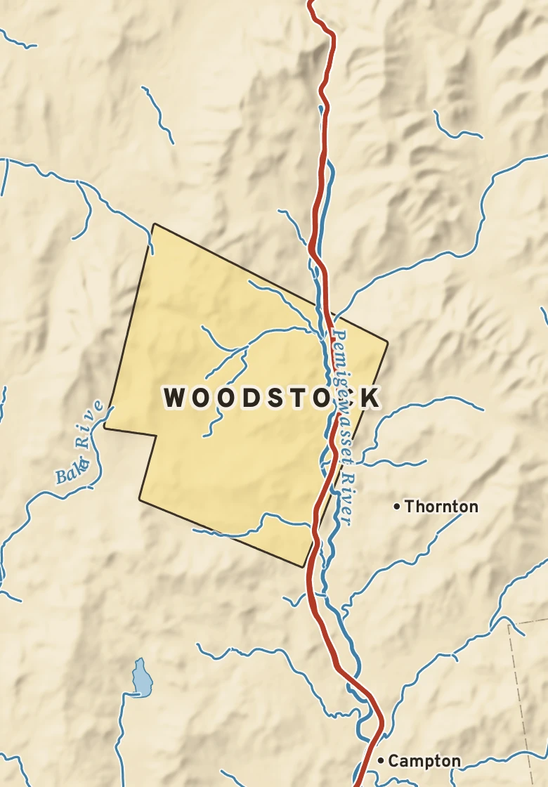 Atlas plate of Woodstock, New Hampshire.