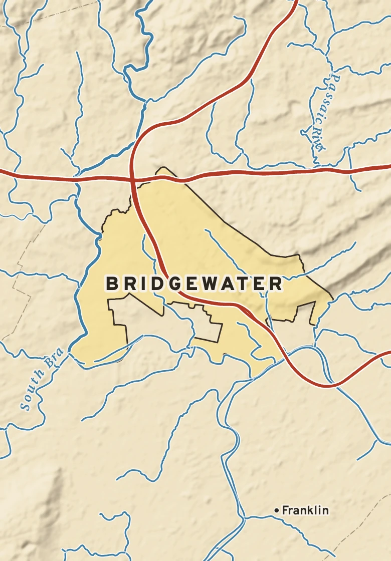 Atlas plate of Bridgewater, New Jersey.