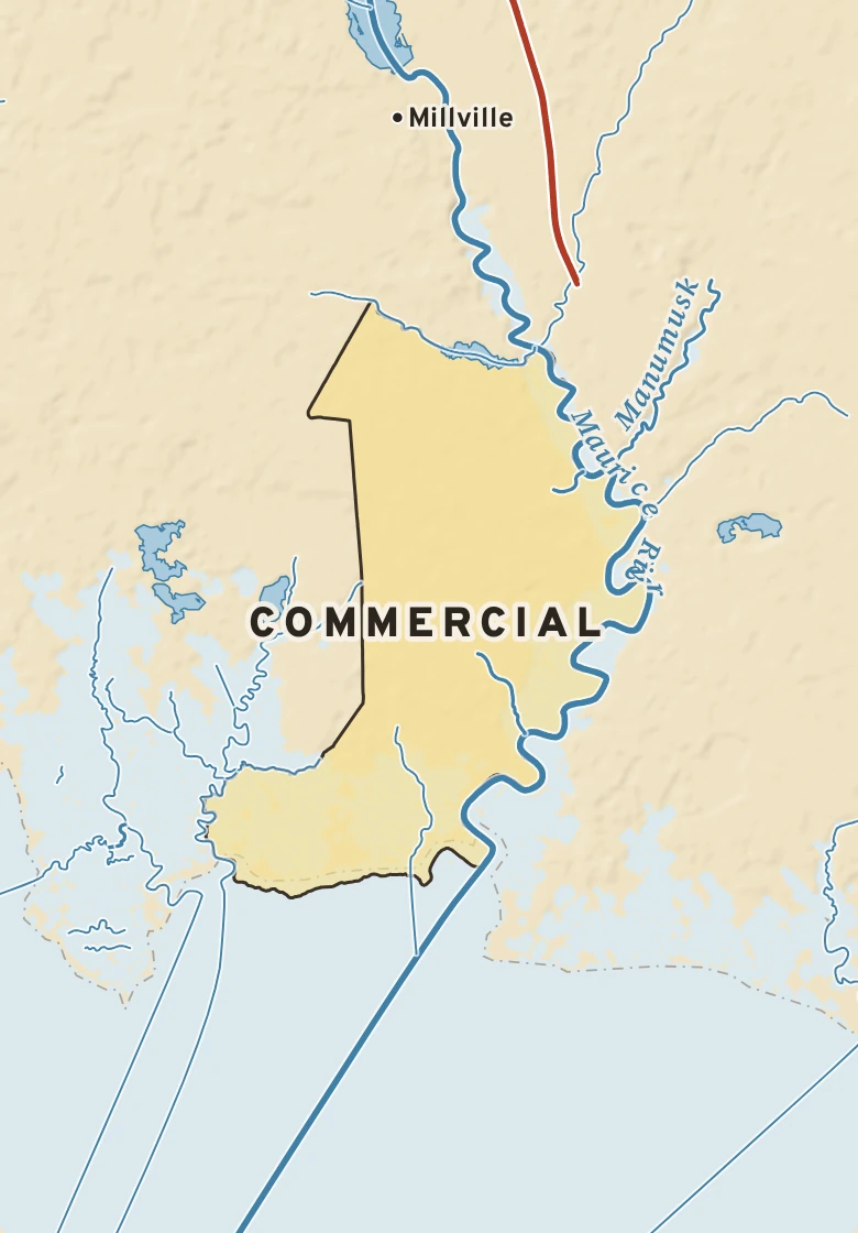 Atlas plate of Commercial, New Jersey.