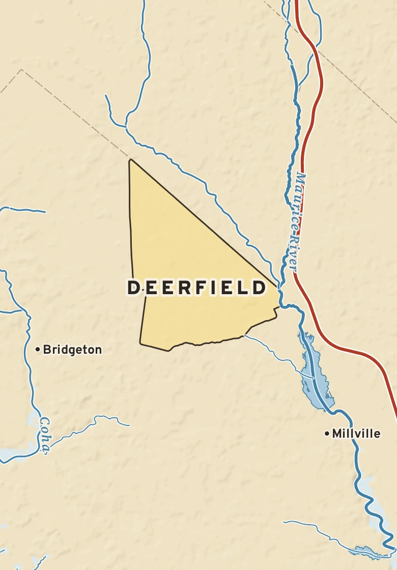 Atlas plate of Deerfield, New Jersey.