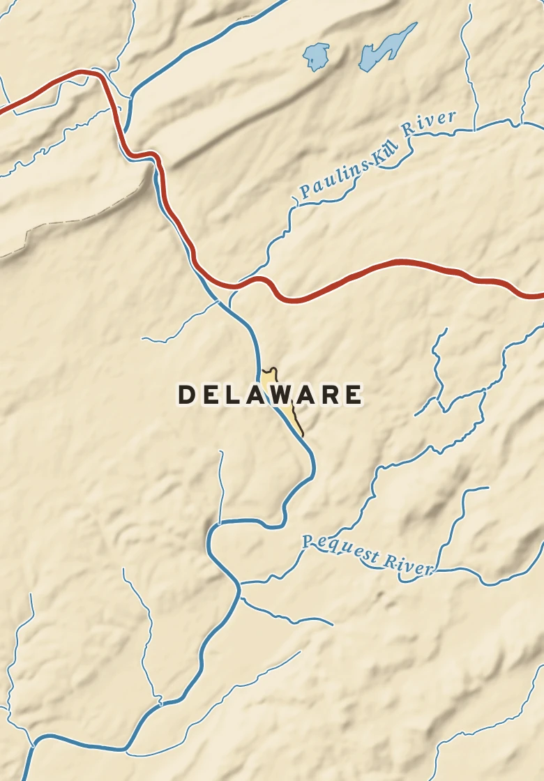 Atlas plate of Delaware, New Jersey.