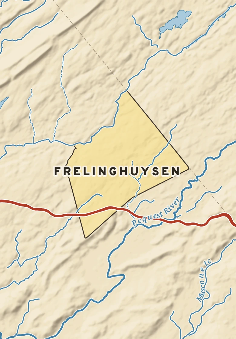 Atlas plate of Frelinghuysen, New Jersey.