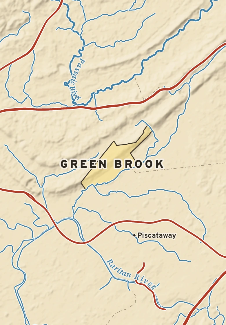 Atlas plate of Green Brook, New Jersey.