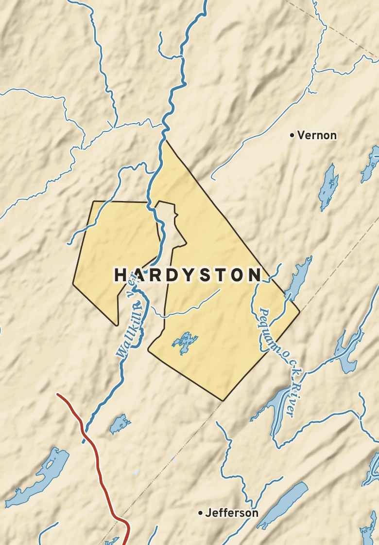 Atlas plate of Hardyston, New Jersey.
