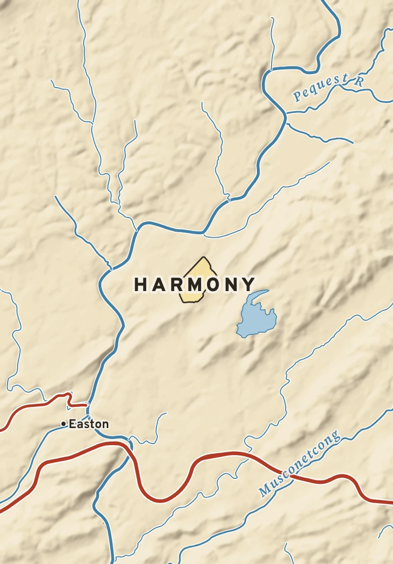 Atlas plate of Harmony, New Jersey.