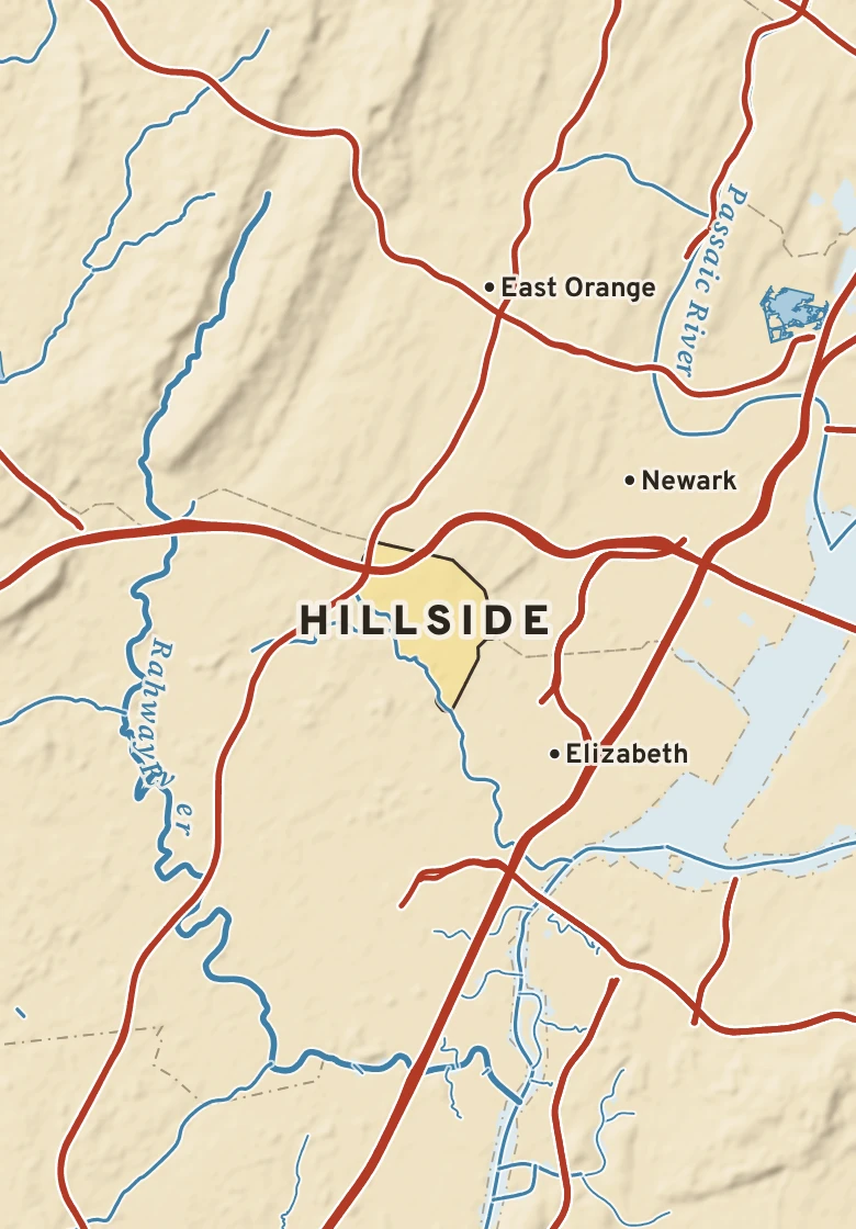 Atlas plate of Hillside, New Jersey.