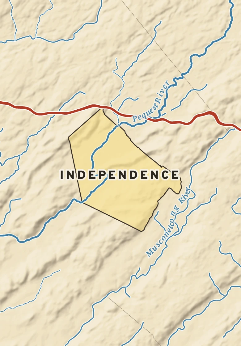 Atlas plate of Independence, New Jersey.