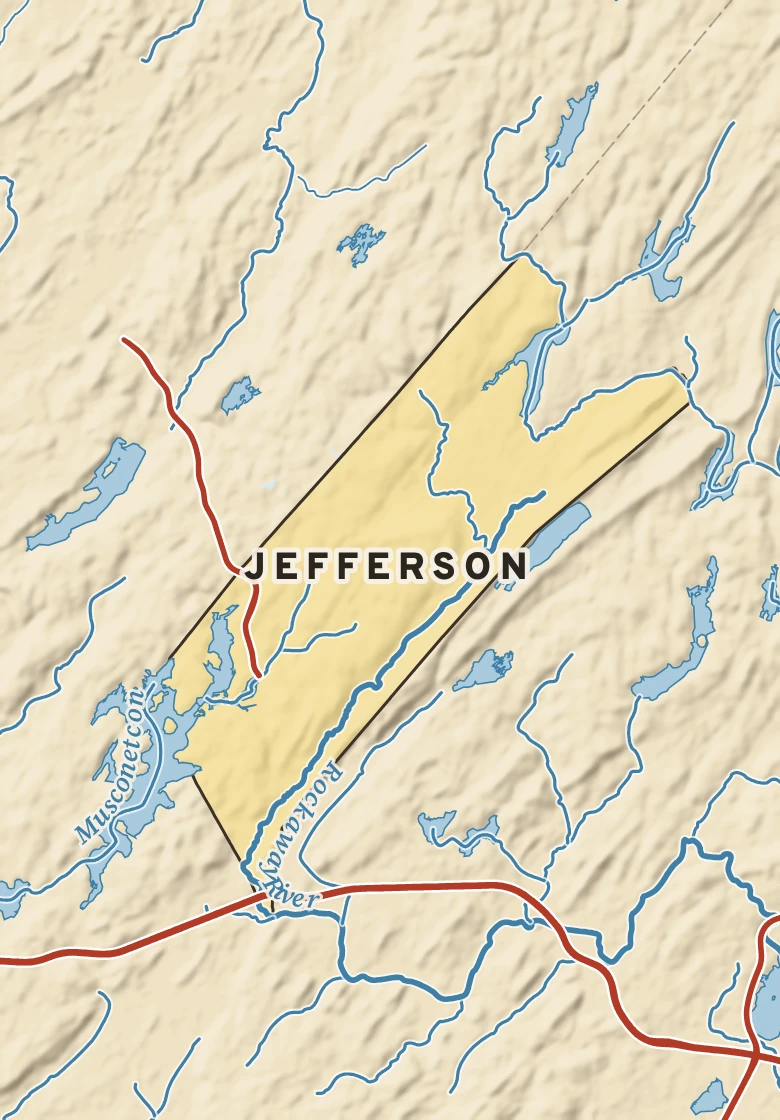 Atlas plate of Jefferson, New Jersey.