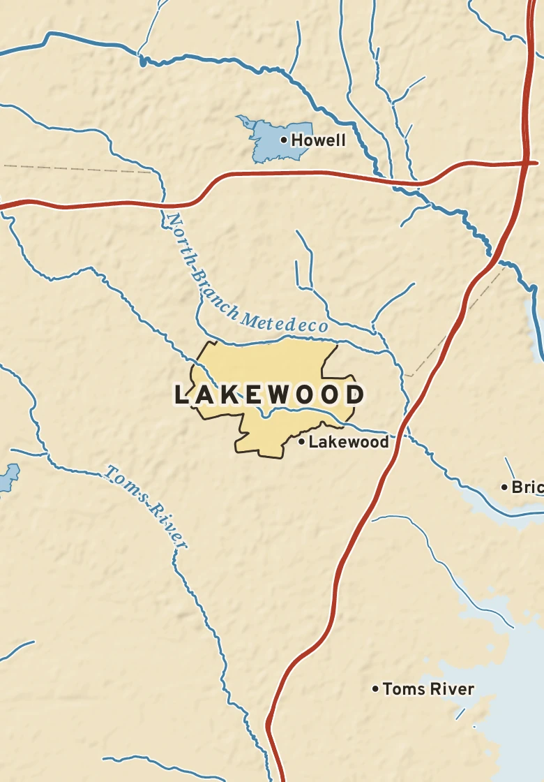 Atlas plate of Lakewood, New Jersey.