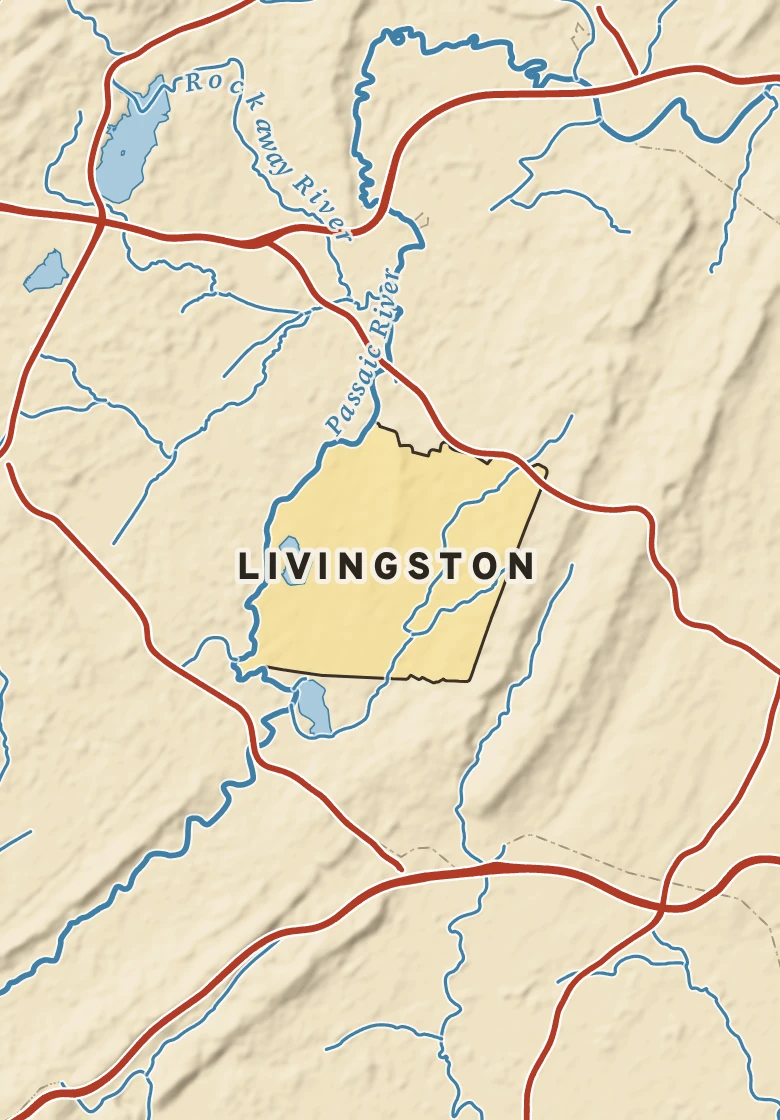 Atlas plate of Livingston, New Jersey.