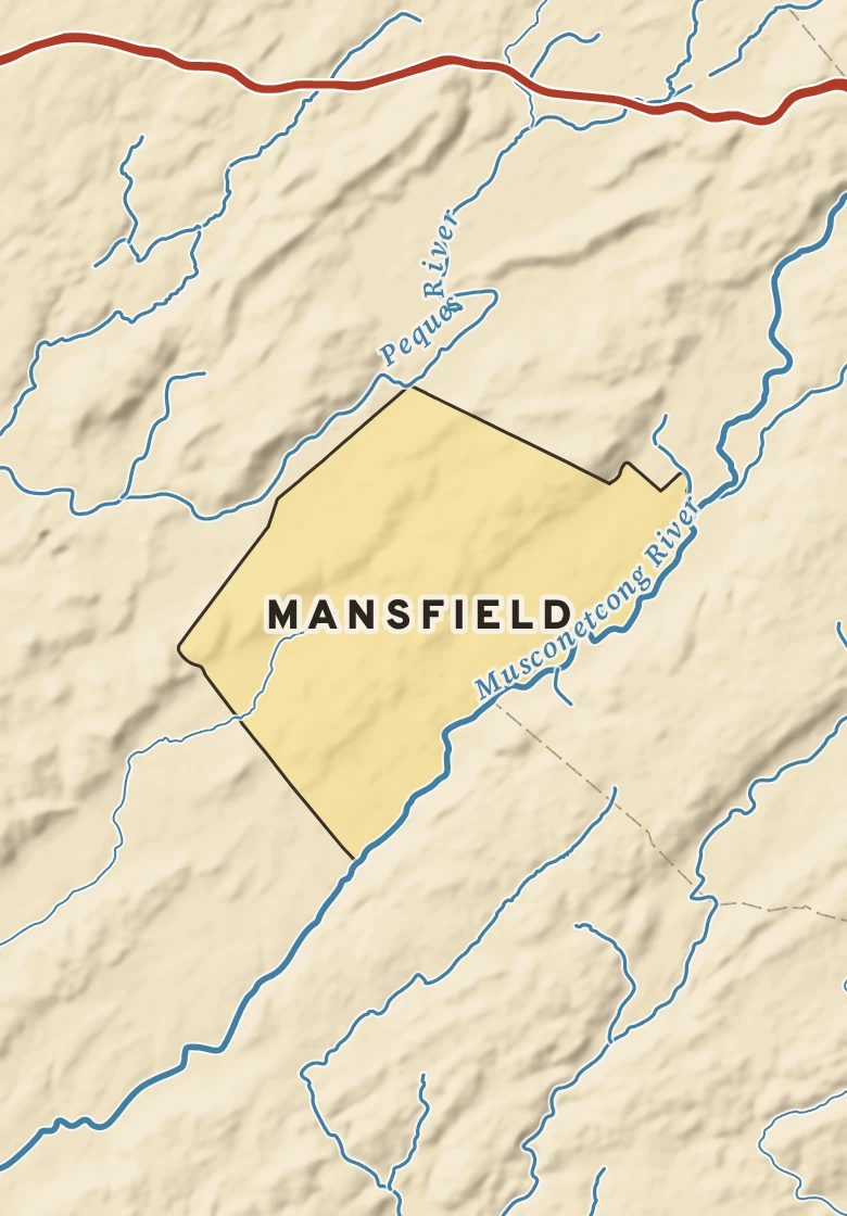 Atlas plate of Mansfield, New Jersey.