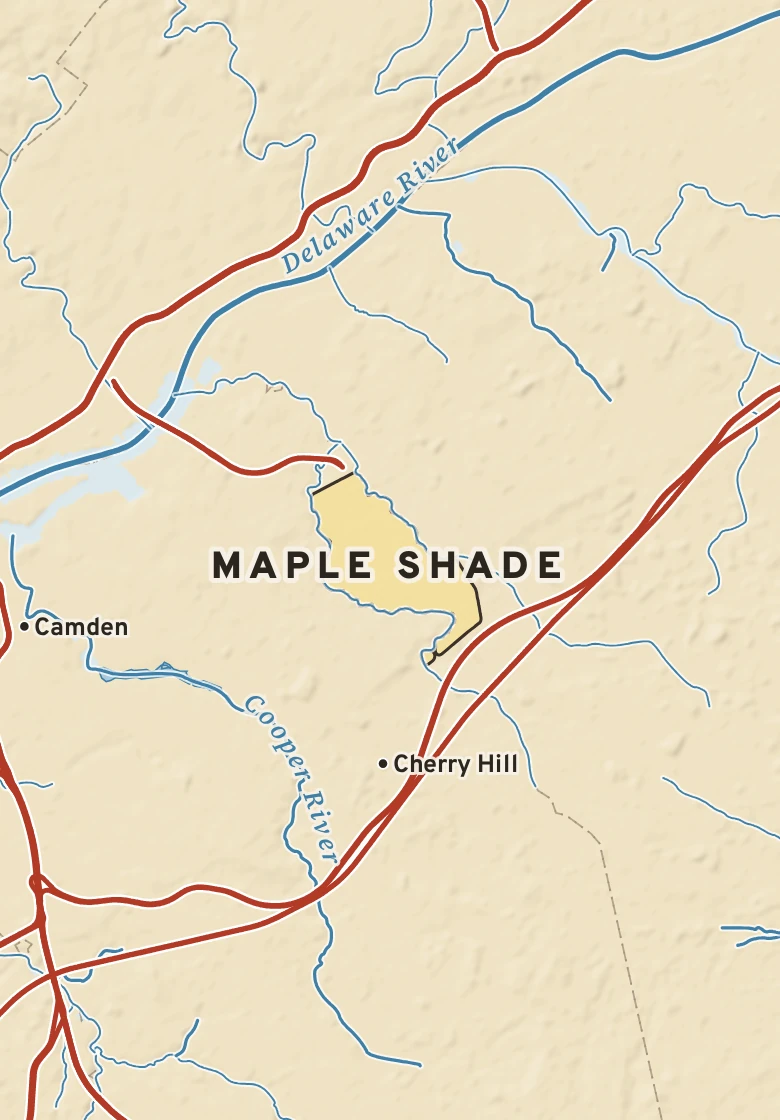 Atlas plate of Maple Shade, New Jersey.
