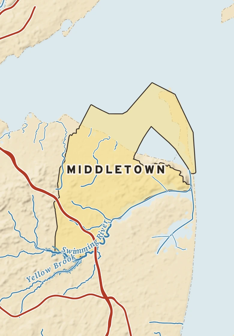 Atlas plate of Middletown, New Jersey.