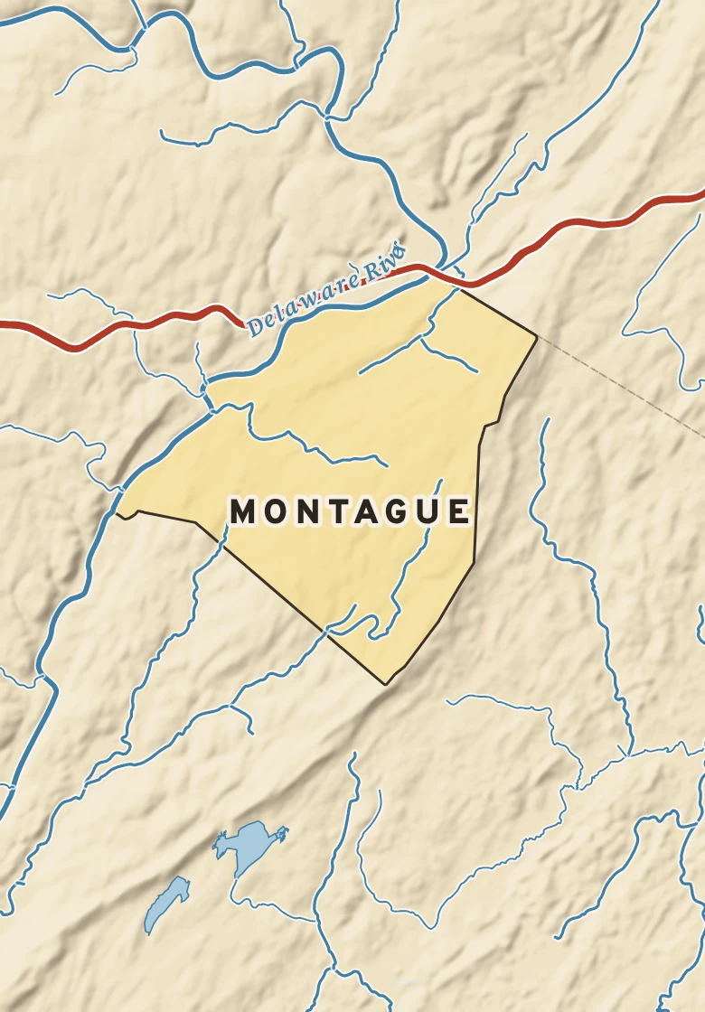 Atlas plate of Montague, New Jersey.