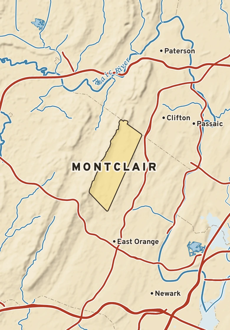 Atlas plate of Montclair, New Jersey.