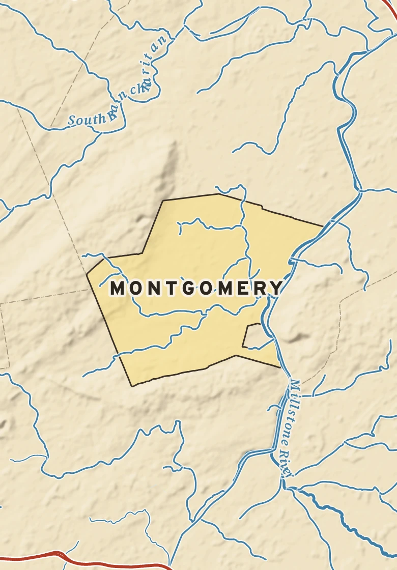 Atlas plate of Montgomery, New Jersey.