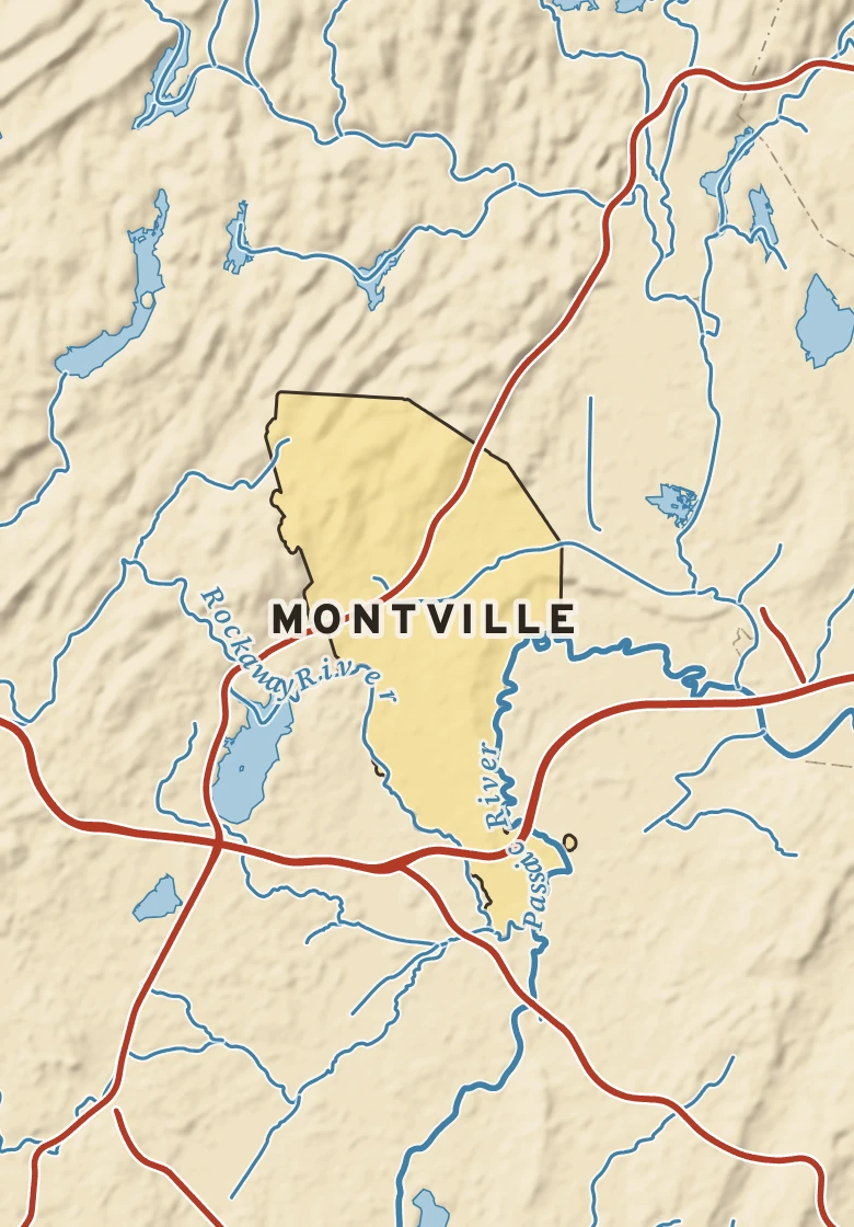 Atlas plate of Montville, New Jersey.