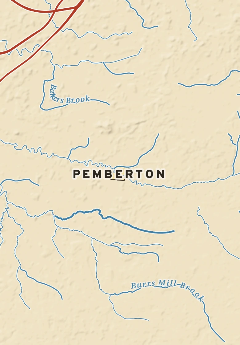 Atlas plate of Pemberton, New Jersey.