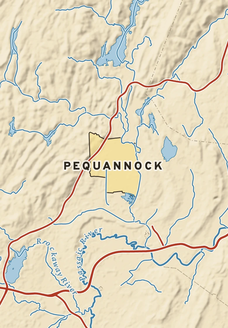 Atlas plate of Pequannock, New Jersey.