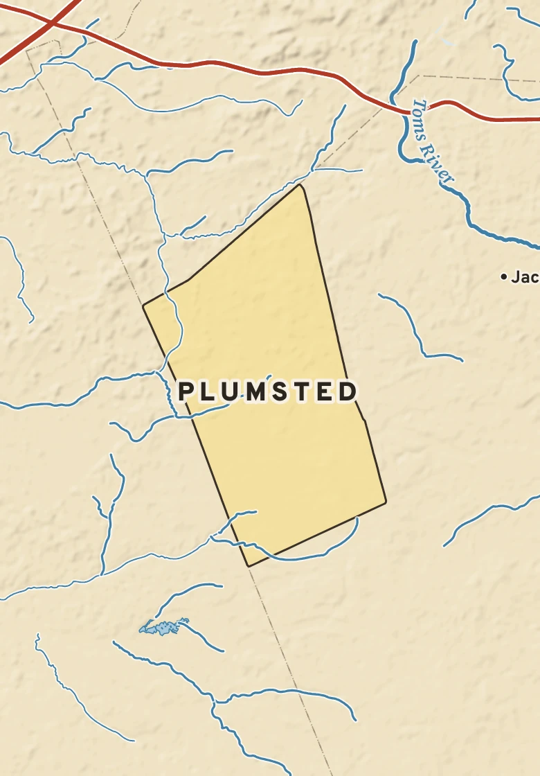 Atlas plate of Plumsted, New Jersey.