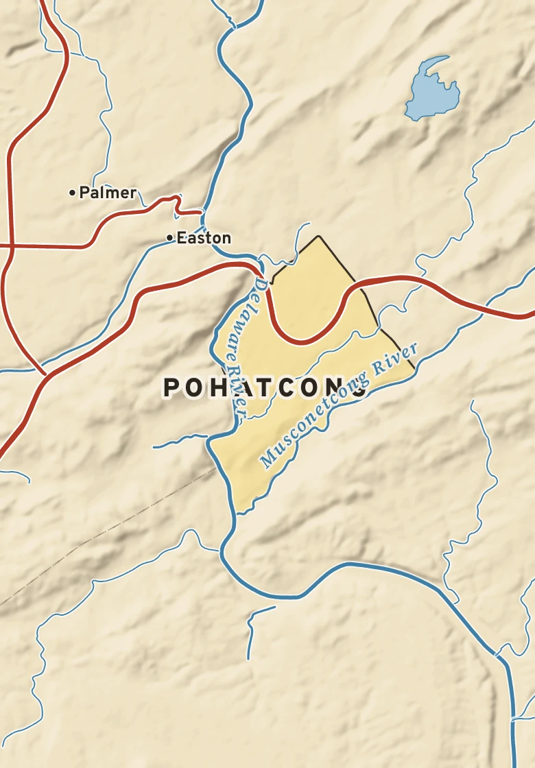 Atlas plate of Pohatcong, New Jersey.