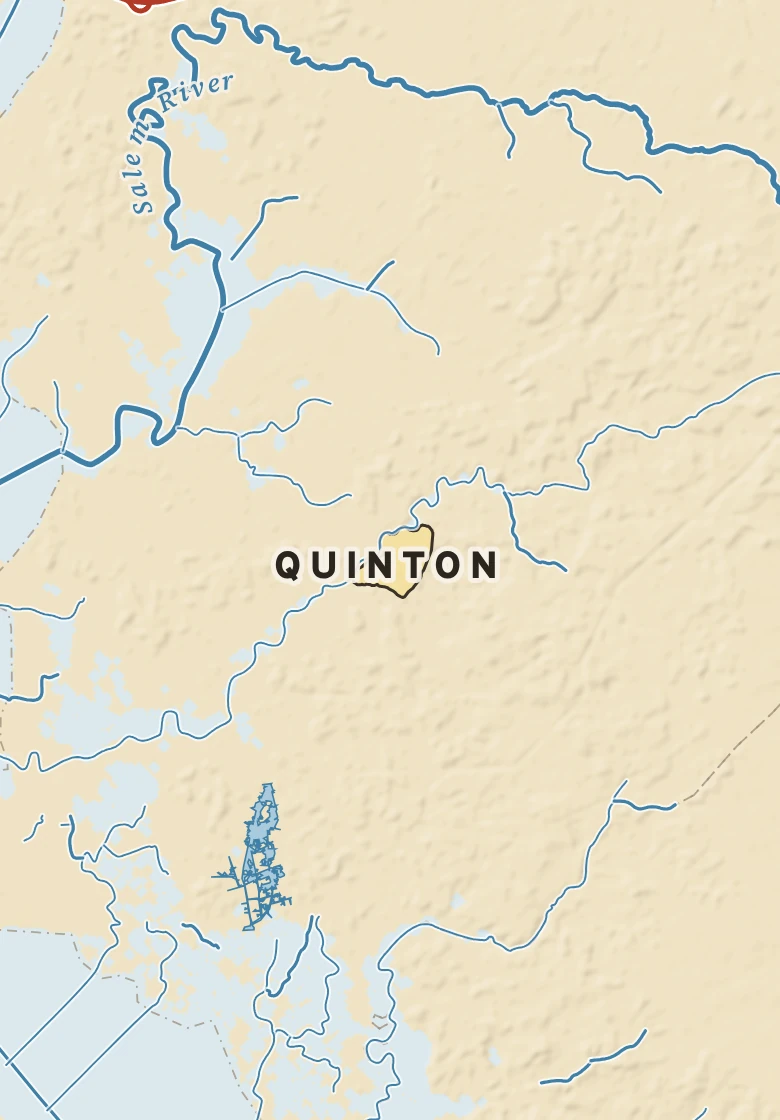 Atlas plate of Quinton, New Jersey.