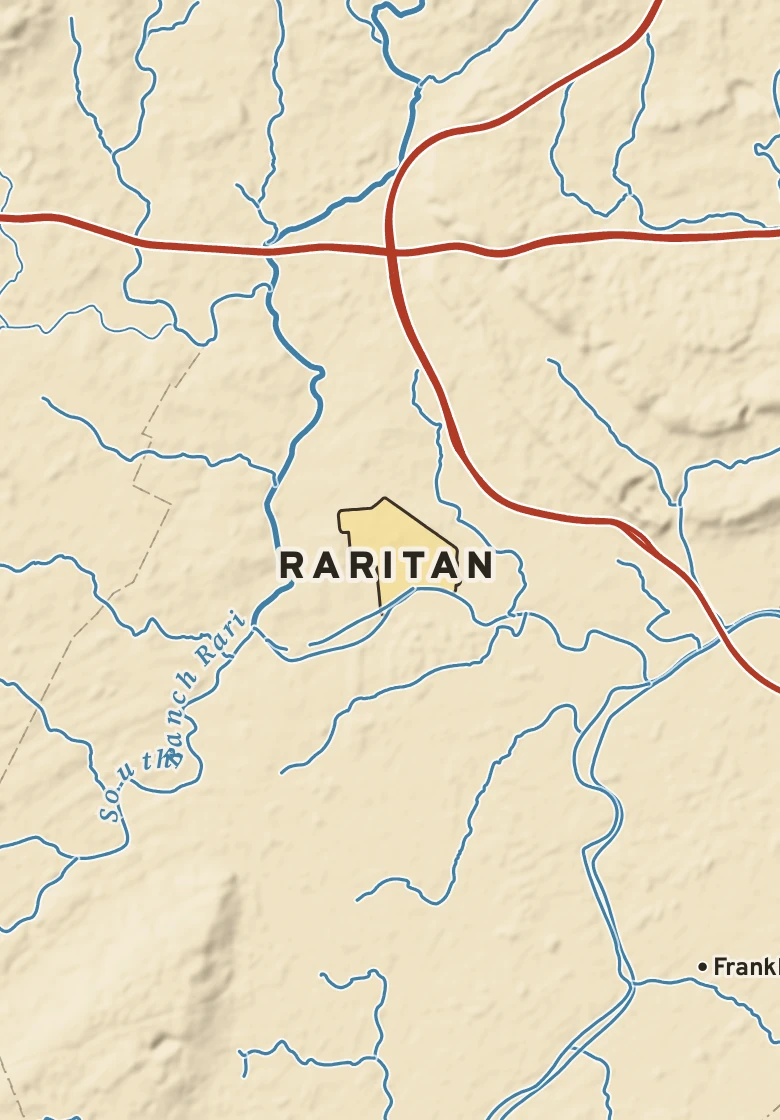 Atlas plate of Raritan, New Jersey.