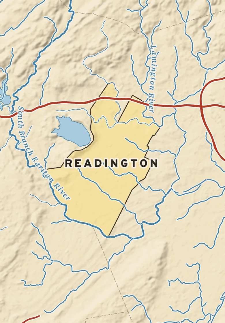 Atlas plate of Readington, New Jersey.