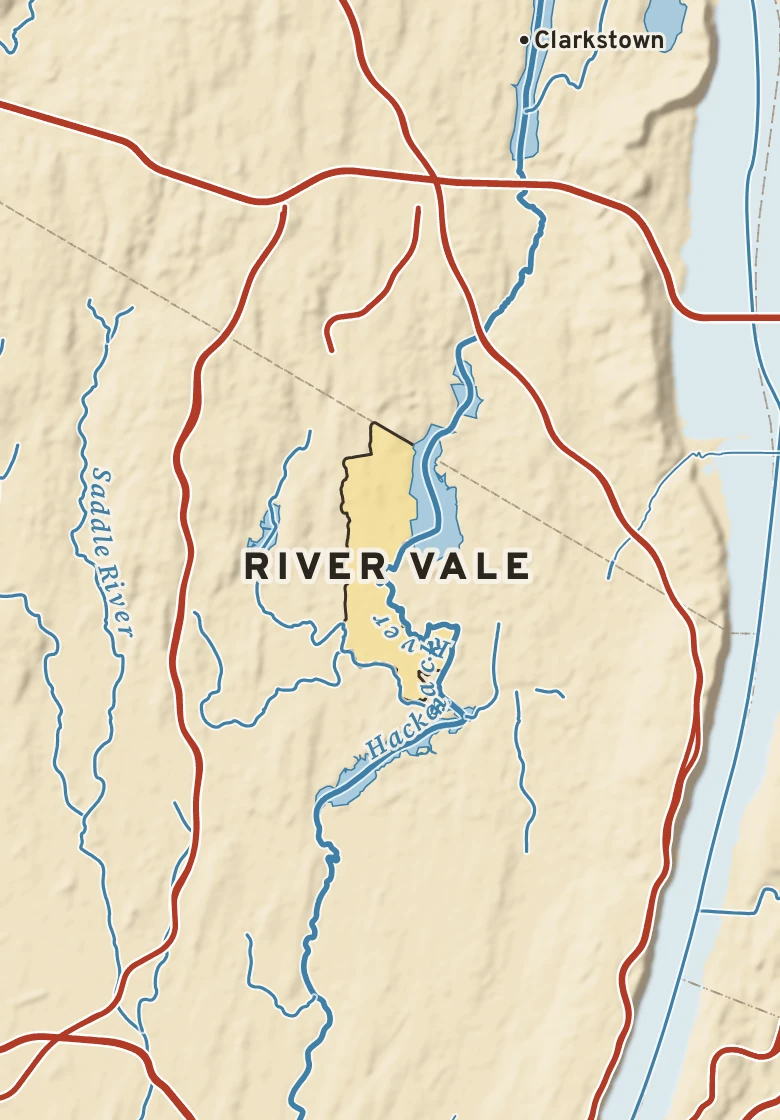 Atlas plate of River Vale, New Jersey.
