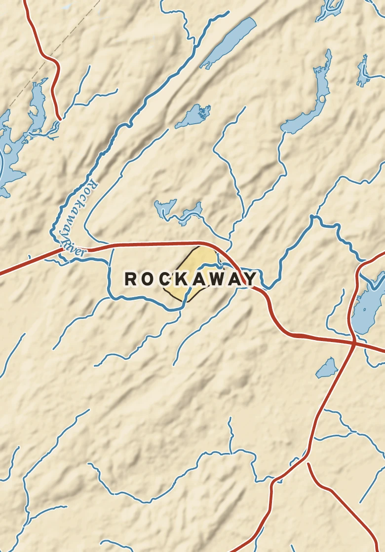 Atlas plate of Rockaway, New Jersey.