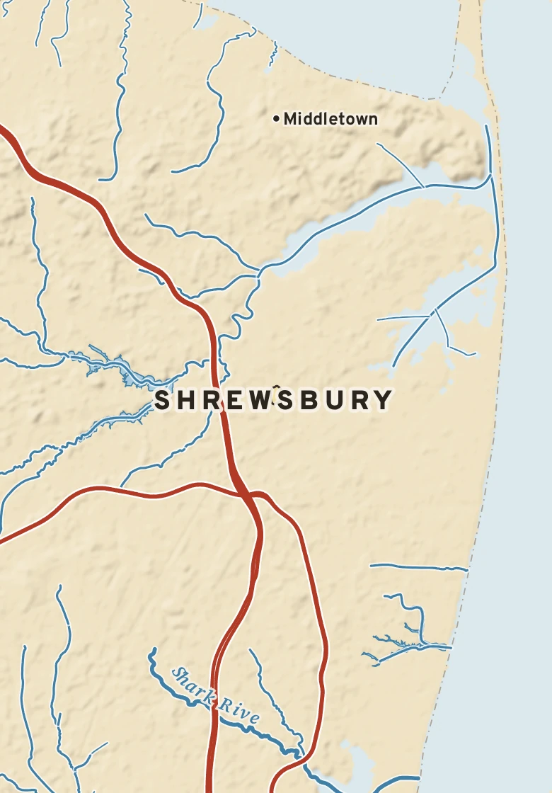 Atlas plate of Shrewsbury, New Jersey.