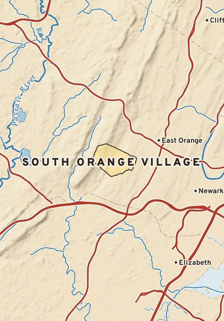 Atlas plate of South Orange Village, New Jersey.